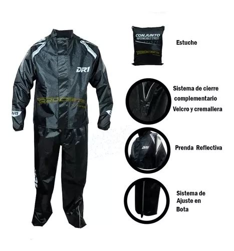 Traje Impermeable Tipo Sudadera Dr Street Piezas Env O Gratis