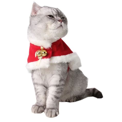 Christmas Cat Clothes Suit Winter Pet Clothes For Cat Coat Suit Warm