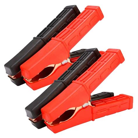 4pcs Power Replacement Jumper Cable Heavy Duty Car Battery Clamps