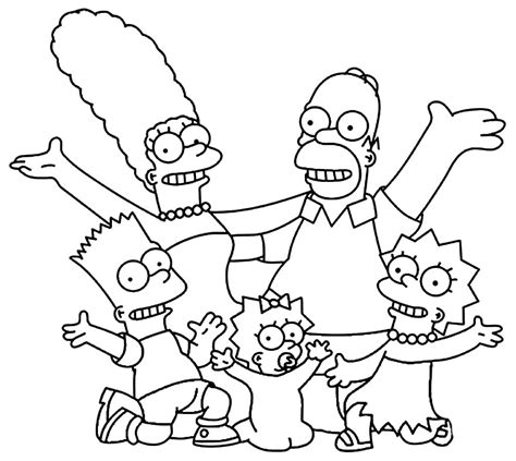 50 Desenhos de Simpsons para imprimir e colorir Dicas Práticas