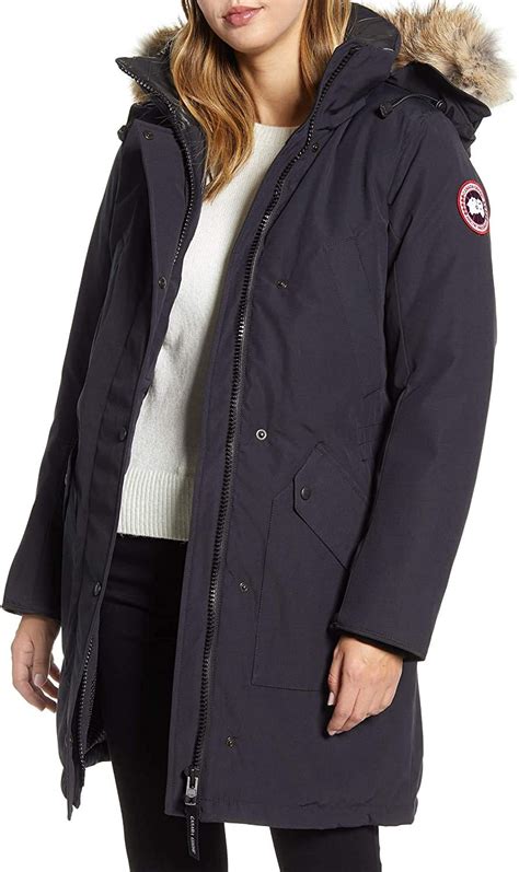 Buy Ellesmere Arctic Tech Down Parka With Genuine Coyote Fur Trim Navy