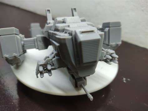 Stl File Helldivers Automaton Gunship Articulated D Printable