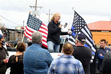 Pro Police Rally Held In Oneonta Saturday