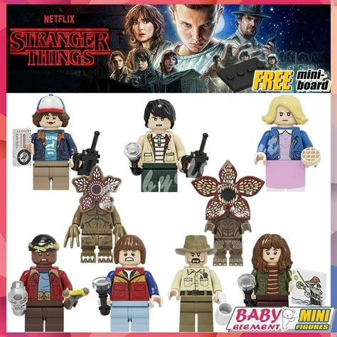 9 Types Stranger Things Minifigures Toys Gifts Eleven Joyce Byers Lucas