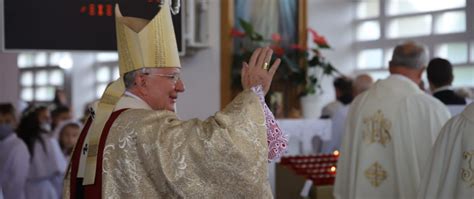 Abp Marek Jędraszewski w Sieprawiu Któż jak Bóg Archidiecezja