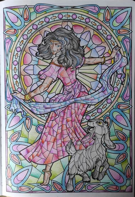 Esmeralda Coloriage Vitraux Disney Colouring Pages Dalmatian