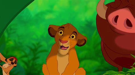 Hd Wallpaper Cartoons Disney The Lion King Simba Nala Timon And Pumba