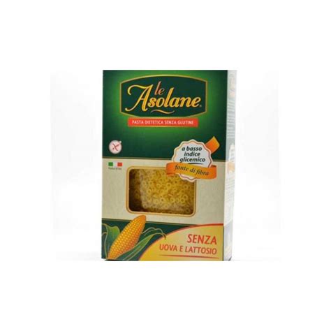 Le Asolane Gli Anellini Pasta Senza Glutine 250g Più Medical