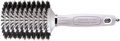 Olivia Garden Ceramic Ion Turbo Vent Boar Oval Brush Medium Borstel