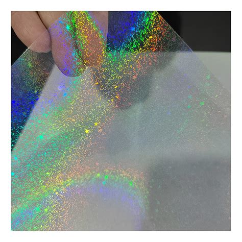 Bleidruck Sheets Sand Stars Holographic Sticker Paper A Size