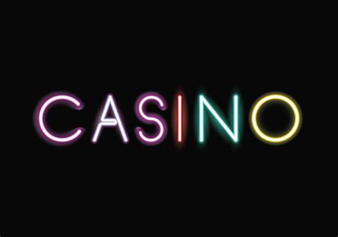 Premium Vector | Casino neon font icon