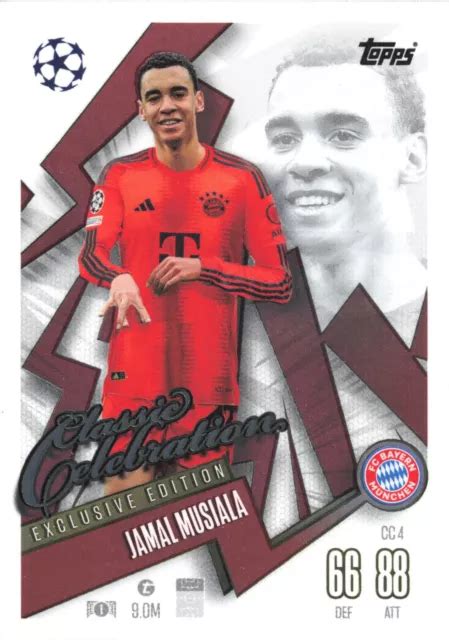 TOPPS MATCH ATTAX 2024 2025 24 25 Jamal Musiala Classic Celebration EUR