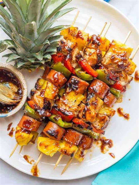 Easy Recipe Delicious Bbq Chicken Pineapple Kabobs The Healthy Cake Recipes