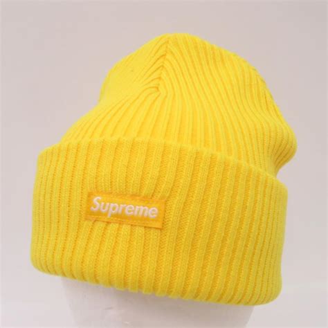 Supreme シュプリーム 20aw Wide Rib Beanie ワイドリブビーニー ニット帽 フリーサイズ ※中古 145s