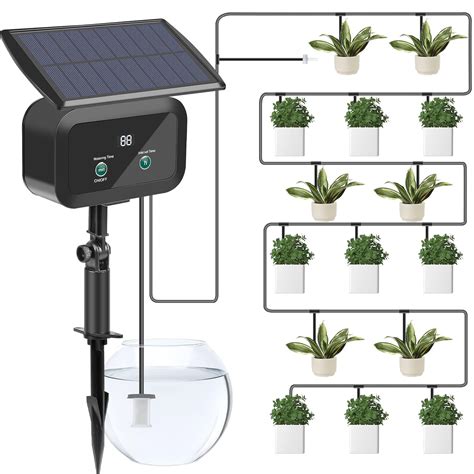 Euakee Impianto Automatica Solare Kit Di Irrigazione A Goccia Con