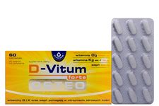 D VITUM FORTE OSTEO SMAK CYTRYNOWY 60 Tabletek Do Ssania Zaufane