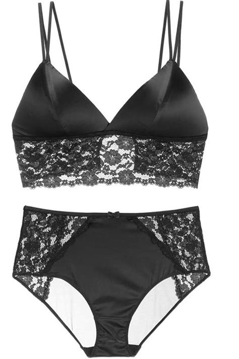 Minerva Satin Bralette Set Shopperboard