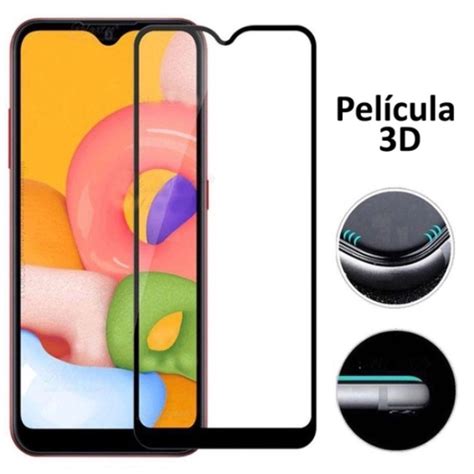 Película De Vidro Temperada 3d6d9d Para Smartphones Samsung A01a01 Corea02a02sa03a03