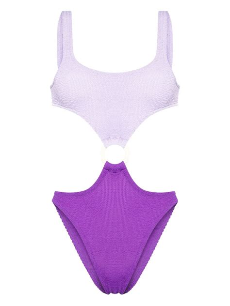 Mc2 Saint Barth Laurel Shirred Swimsuit Farfetch