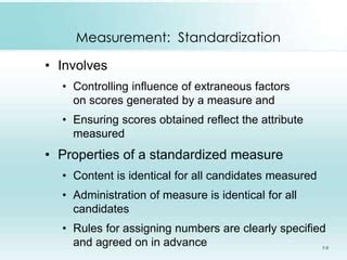 Lecture 3 Measurement Reliability And Validity PPT