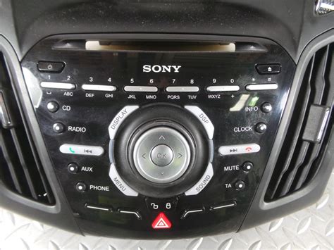 2012 Ford Focus St 2 Sony Dab Ahu Black Cd Player Radio Head Unit Bm5t 18c815 Xj