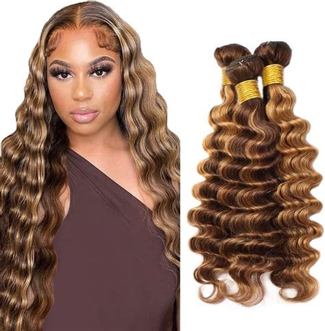 Amazon Highlight Deep Wave Bundle P Human Hair Bundle