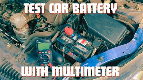 How To Test A Car Battery With A Multimeter YouTube