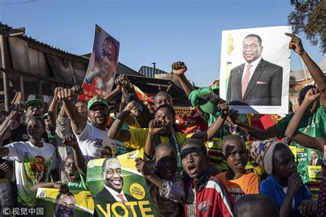 Zimbabwe S Mnangagwa Elected To Second Term As President Cgtn