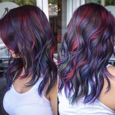 20 Ways To Wear Violet Hair Blue Hair Highlights Purple Hair Highlights Blonde Hair With