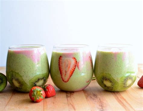 Healthy Strawberry Kiwi Smoothie — Bless This Mess