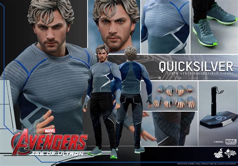 Action Figure Insider Avengers AOU Th Scale Quicksilver Collectible Figure From Hot Toys