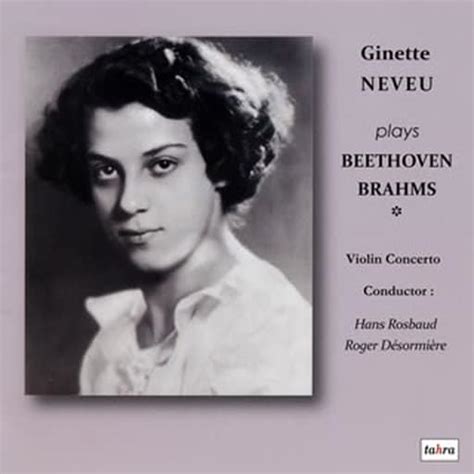 Classic Cd Ginette Neveu Violin And Others Ludwig Van Beethoven