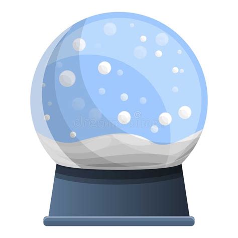 Snowglobe Icon Cartoon Style Stock Vector Illustration Of Isolated