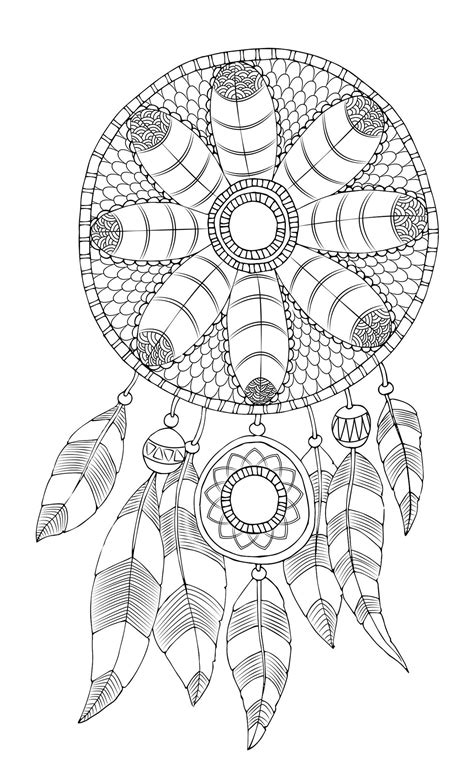 Printable Dream Catcher Coloring Pages Printable Word Searches