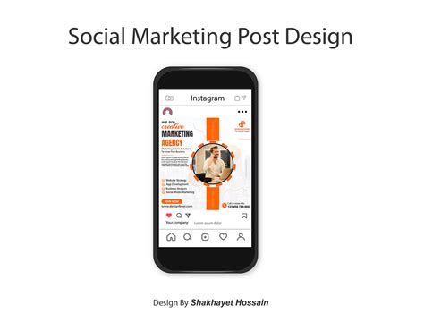 Marketing Agency Social Media Post Design Behance