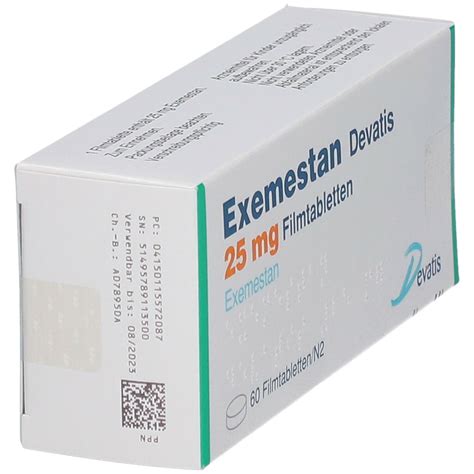 Exemestan Devatis 25 Mg 60 St Mit Dem E Rezept Kaufen Shop Apotheke