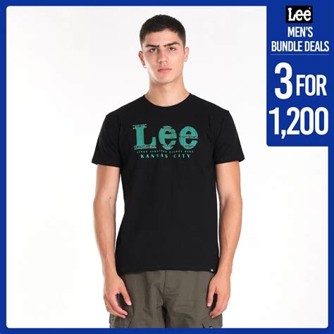 Lee Mens Graphic T Shirt Shopee Philippines