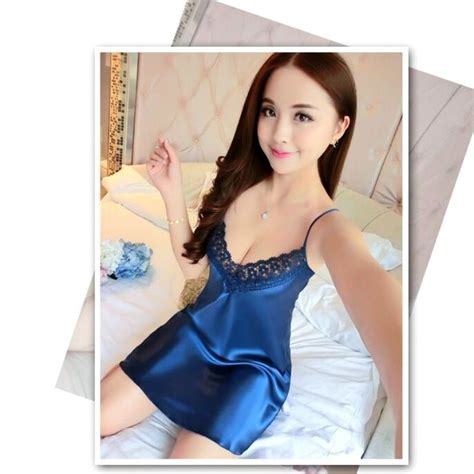 Jual Baju Tidur Lingerie Sexy Dress Brukat Bunga Shopee Indonesia