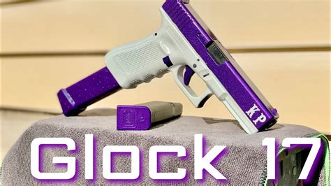 Custom Painted Glock 17 Diy Plum Crazy Purple And Matte White Youtube