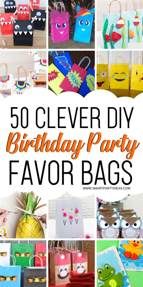 50 DIY Birthday Party Favor Gift Bags - Smart Party Ideas