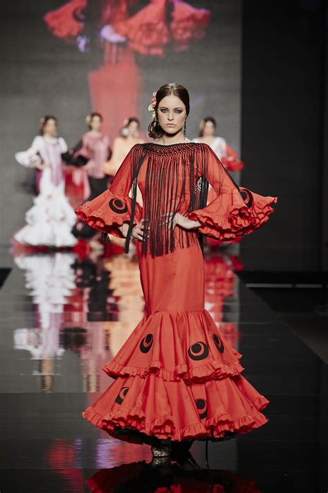 Trajes De Flamenca Sevilla Lina Sevilla 1960 Traje Rojo Trajes De