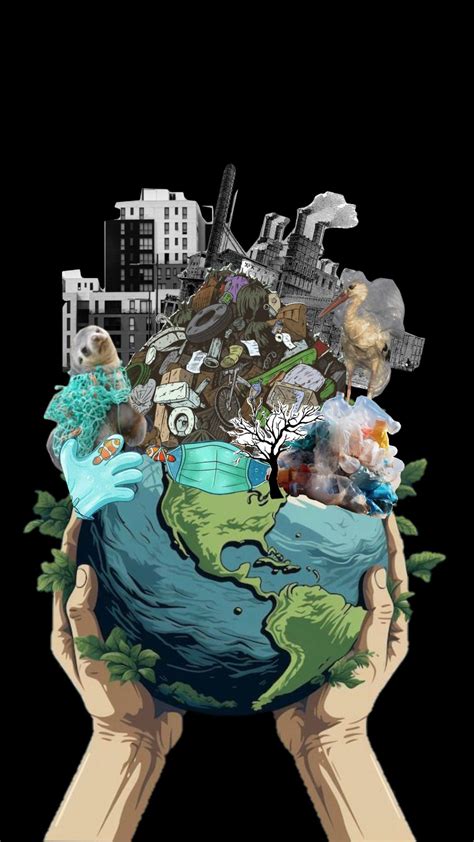 Collage Sobre La Contaminación Contaminacion Arte Ambiental Arte