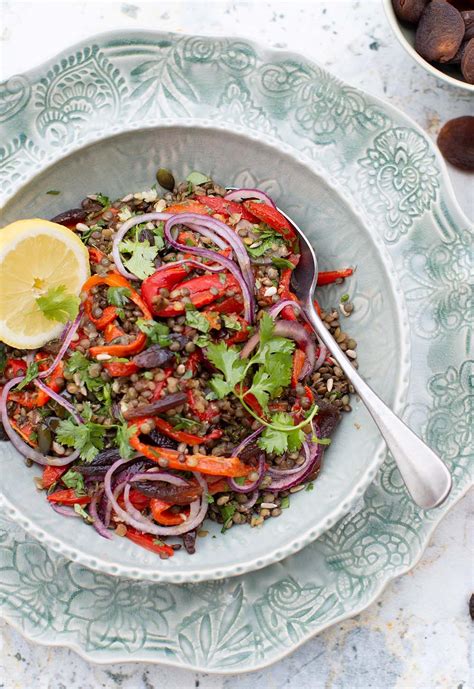 Salade De Lentilles L Orientale Au Poivron Pices Et Abricots Secs