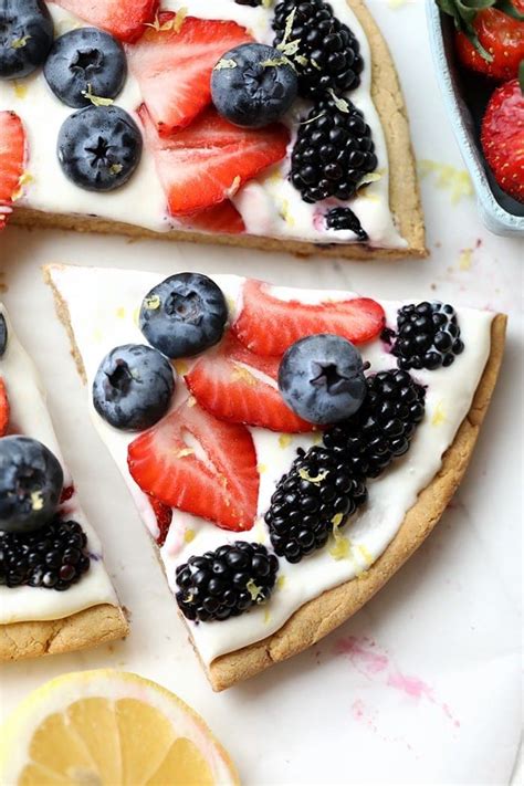 Healthy Yogurt Fruit Pizza Recipe