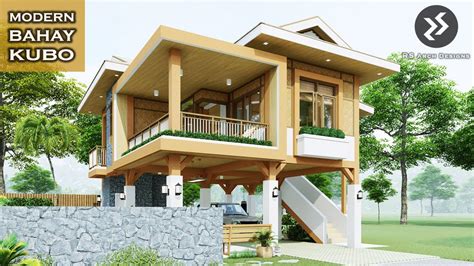 ELEVATED NATIVE HOUSE MODERN BAHAY KUBO WITH INFINITY POOL AMAKAN