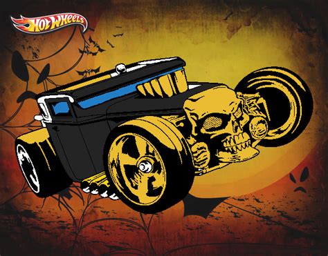 Dibujo De Hot Wheels Bone Shaker Pintado Por En Dibujos Net El D A