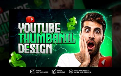 Eye Catching Youtube Thumbnail Psd High Quality Free Psd Templates For