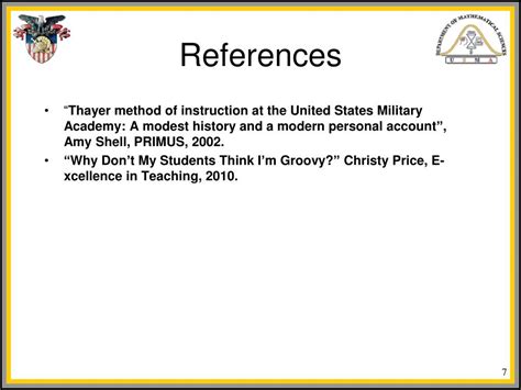 Ppt The Thayer Method Unique To West Point Powerpoint Presentation Id 2596360