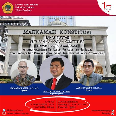 Doktor Ilmu Hukum Untag Surabaya