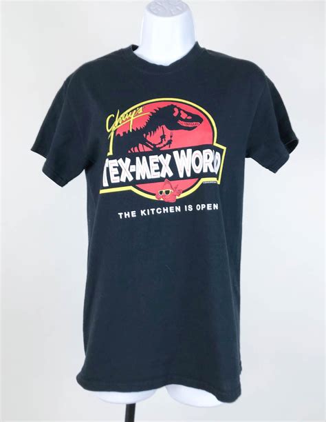 Chuy S Tex Mex World Jurassic Park T Shirt Small 2015 Blamm